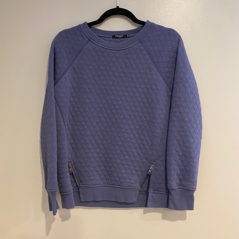 Quilted sweatshirt